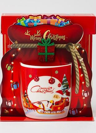 Кружка "merry christmas", 400 мл * рандомний вибір дизайну elisey