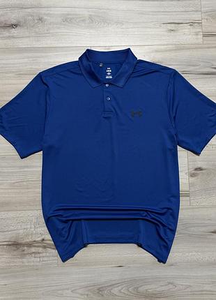 Удобная футболка поло андер армор under armour tech polo, факт xl, оригинал
