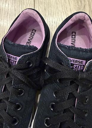 Чорні низькі кеди converse 2