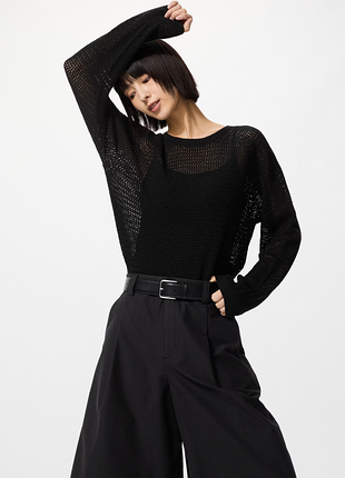 Джемпер сетчатый uniqlo (483008)