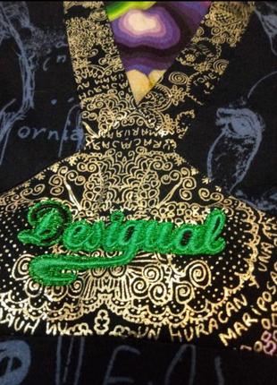 Летнее платье с ярким принтом desigual3 фото