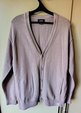 Кардиган pull&bear оверсайз m чоловіча unisex / в'язана кофта