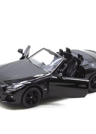 Машинка інерційна "bmw z4" kt5419w масштаб 1:36 чорний