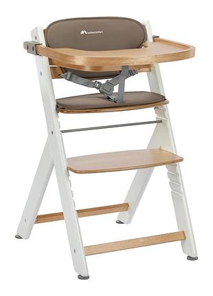 Стульчик для кормления с вкладышем bebe confort timba light wood / beige