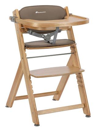 Стульчик для кормления с вкладышем bebe confort timba natural wood / beige ecom