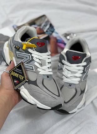 Р.36-46 кроссовки new balance 9060 grey white cordura, термо артикул 0597