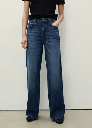 Джинси mango,34,wide leg