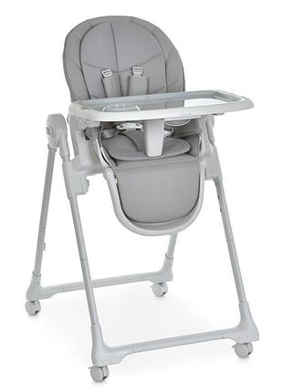Дитячий стільчик для годування crystal me 1037 nude gray