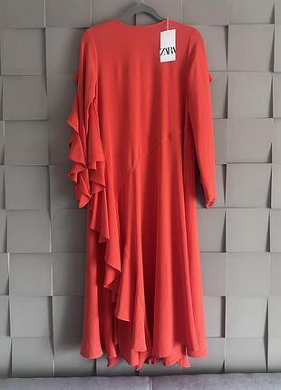 Платье праздничное экстравагантное zara p.l