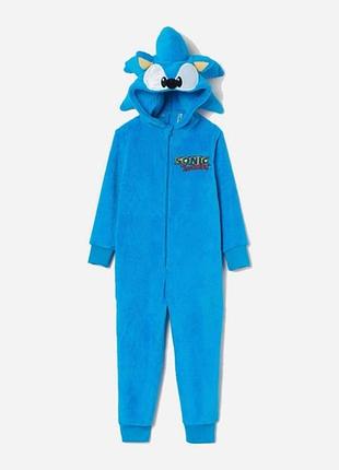 Детское кигуруми «ежочек соник / sonic» h&amp;m 134-140см (8-10 лет) синий