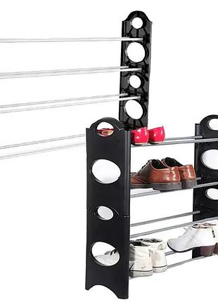 Полка для обуви органайзер stackable shoe rack