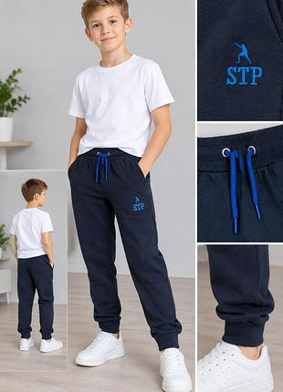 Утепленные спортивные штаны (джоггеры) для мальчика, stp -stoper, 9-12 лет