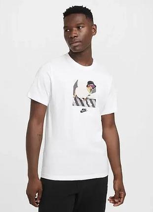 Футболка мужская nike sportswear t-shirt white (арт. hj3271-100) l (50-52 см)