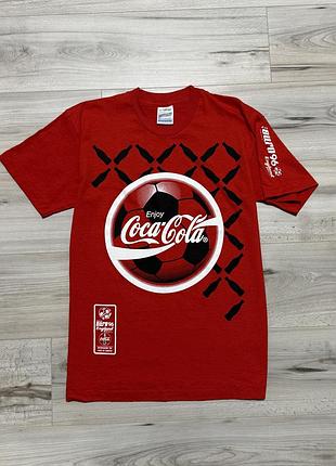Винтажная футбольная футболка кока кола Coca-cola euro 96 england vintage, m, оригинал