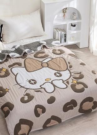 Плед дитячий з мусліну colorful home 21329 120х150 см кавовий
