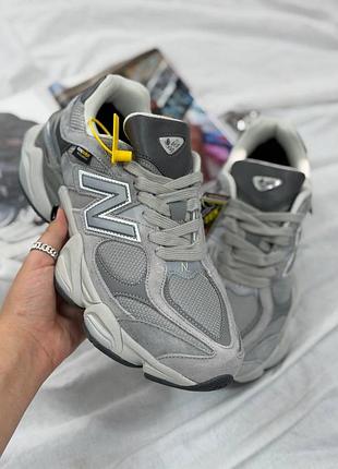 Р.41-46 кроссовки new balance 9060 grey cordura, термо артикул 0994