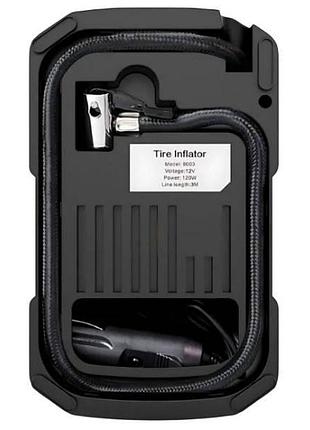 Компрессор автомобильный с дисплеем 30л/мин, 12v, 100w mag-706 ngb23 черный с красным
