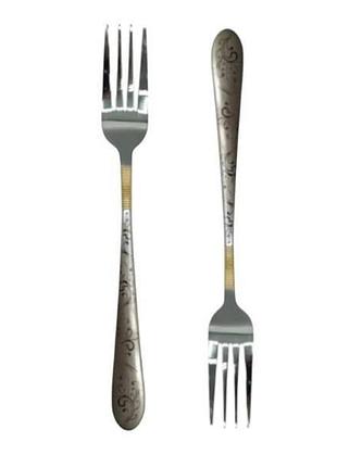 Вилки десертные с узором 6шт cutlert set cd-34