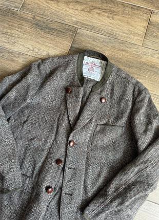 Піджак harris tweed жіночий, коричневий твід