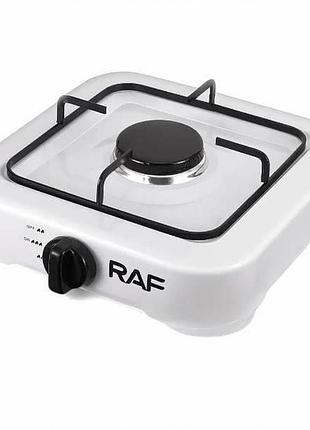 Плита газовая настольная на 1 конфорку raf 8032 белая