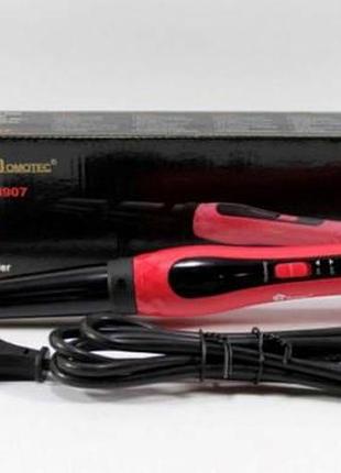 Конусная плойка для волос domotec ms-4907 30 вт красная