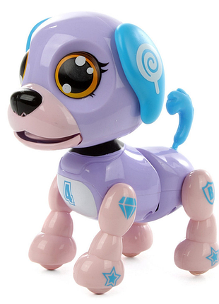 Уценка!!! интерактивная игрушка смышленый питомец "щенок" dison e5599-7(violet)-uc фиолетовый