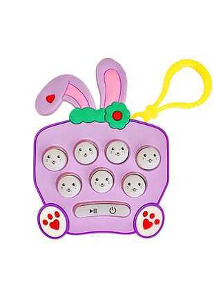 Игрушка антистресс брелок pop it pro rabbit