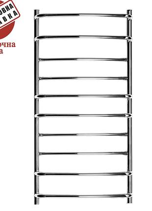 Полотенцесушитель navin омега 50*100(нижнее подключение), нержавеющая сталь, украина
