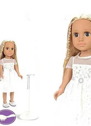 Кукла модница в белом платье 45см baby ardana