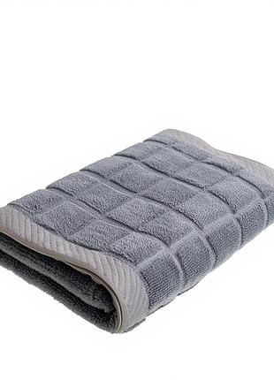 Рушник для кухні 34*74 см із мікрофібри сірий colorful home 503-106-m-336g
