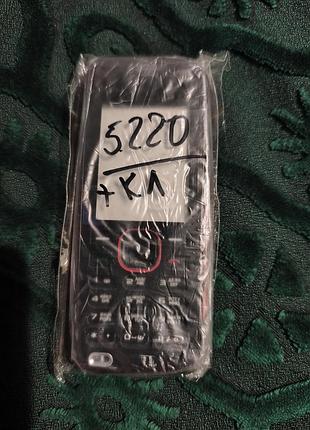 Корпус для мобильного телефона nokia 5220  с клавиатурой.новый.
