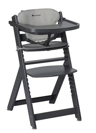 Стульчик для кормления с вкладышем bebe confort timba mineral graphite