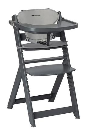 Стульчик для кормления с вкладышем bebe confort timba grey mist