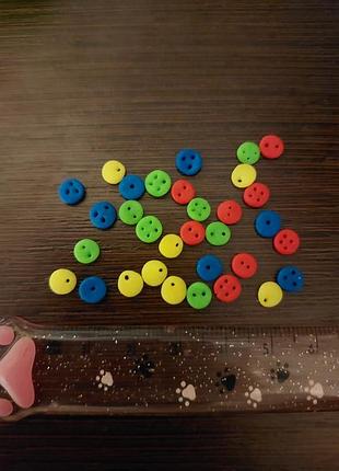 Мини пуговицы из глины 3