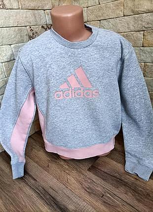 Свитшот толстовка для девочки 9-10 лет adidas