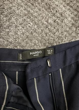 Брюки жіночі mango палаццо сині 6