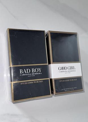 Набір ароматі 2в1   carolina herrera  💫для неї+для нього💫духи 80 ml парфюм