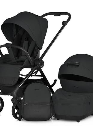 Універсальна коляска 2 в 1 chloe me 1191-1 black