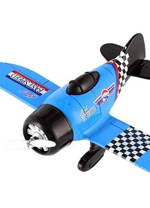 Уцінка! літак металевий інерційний xg879-102(blue)-uc