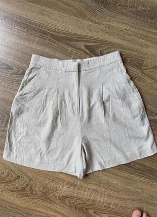 Шорти лляні h&m