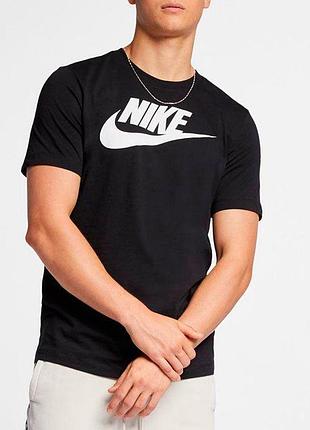 Футболка муж. nike m nsw tee icon futura (арт. ar5004-010) l (50-52)