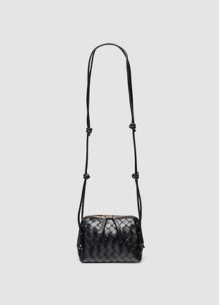 🤍 vionne bag black/gold 16 х 11 х 8 см
