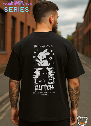 Футболка bunny.exe – black oversize