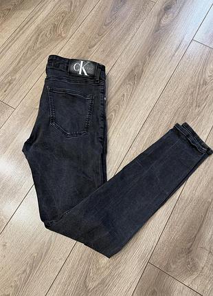 Джинси calvin klein, тонкі джинси super slim , стильные джинсы кельвин кляйн