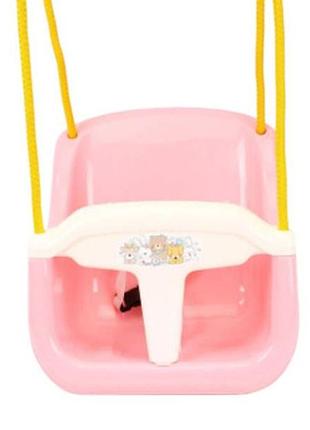 Гойдалка підвісна 34,5х31х34см до 20кг technok toys 2123 рожева