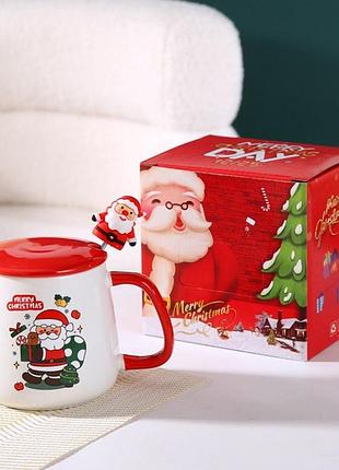 Кружка заварювальна новорічна merry christmas 1 14845 400 мл