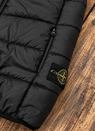 Жилет мужской stone island black 3