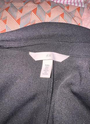 Плаття чорне на ґудзиках h&m міді s 6