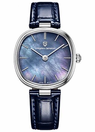 Pagani design pd-1825 silver-blue leather
