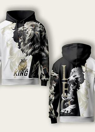 Худі спортивне з 3d принтом king 29416 xs